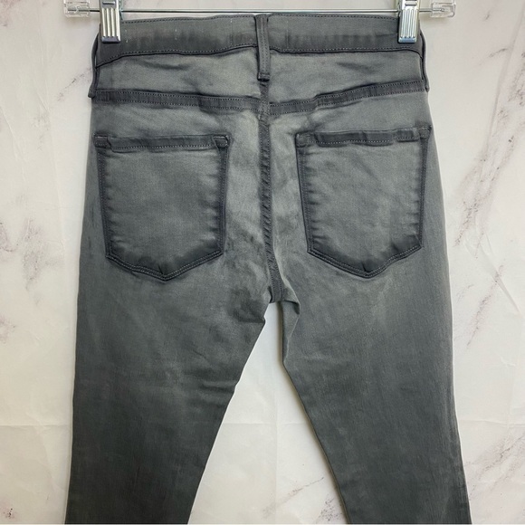 FRAME Le Skinny De Jeanne Raw Distressed Hem - J46 - Picture 10 of 11